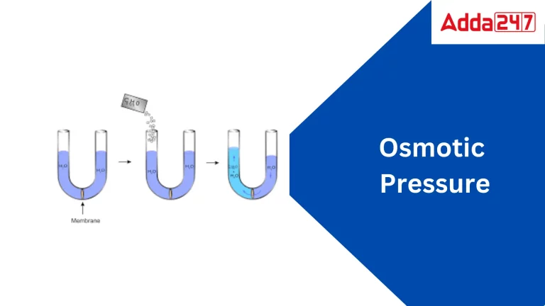 Osmotic Pressure: Definition, Formula, Equation, Significance, Examples